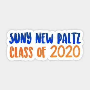 suny new paltz class of 2020 Sticker